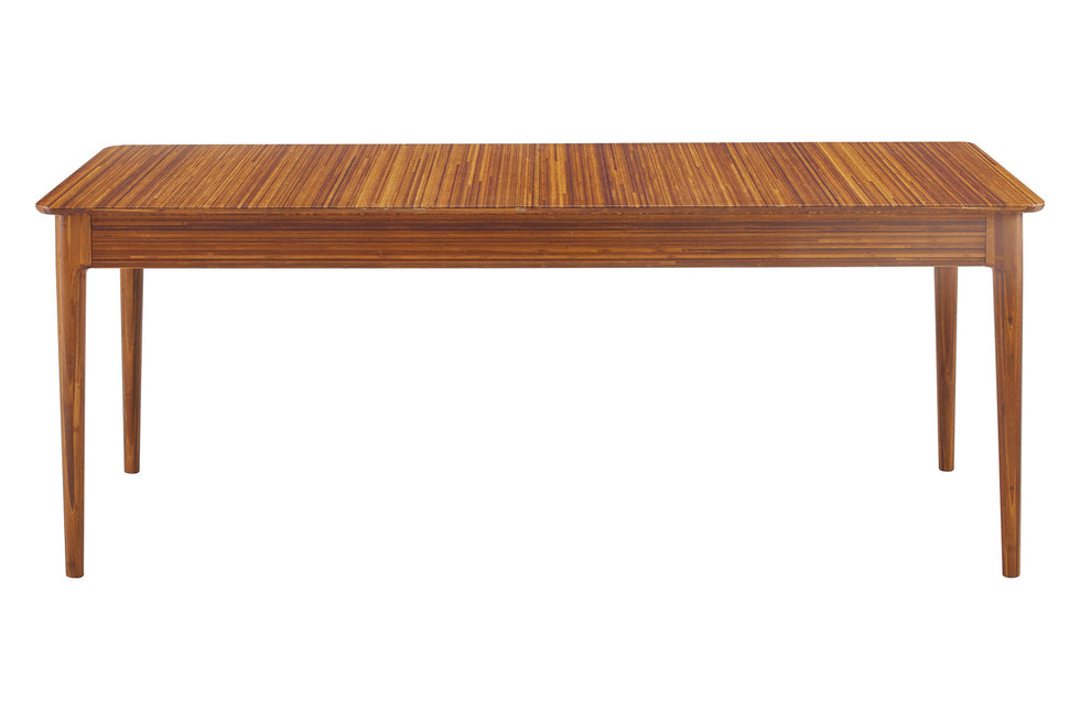 Greenington - Erikka 110" Double-Leaves Extension Dining Table in Amber, Bamboo