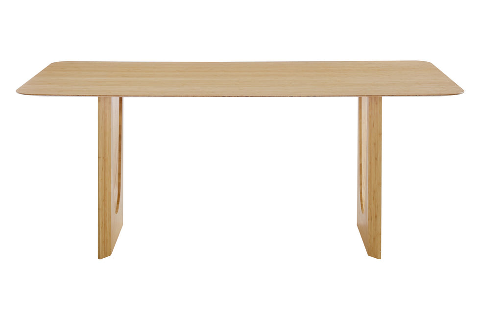 Greenington - Hanna Dining Table in Wheat, Solid Moso Bamboo