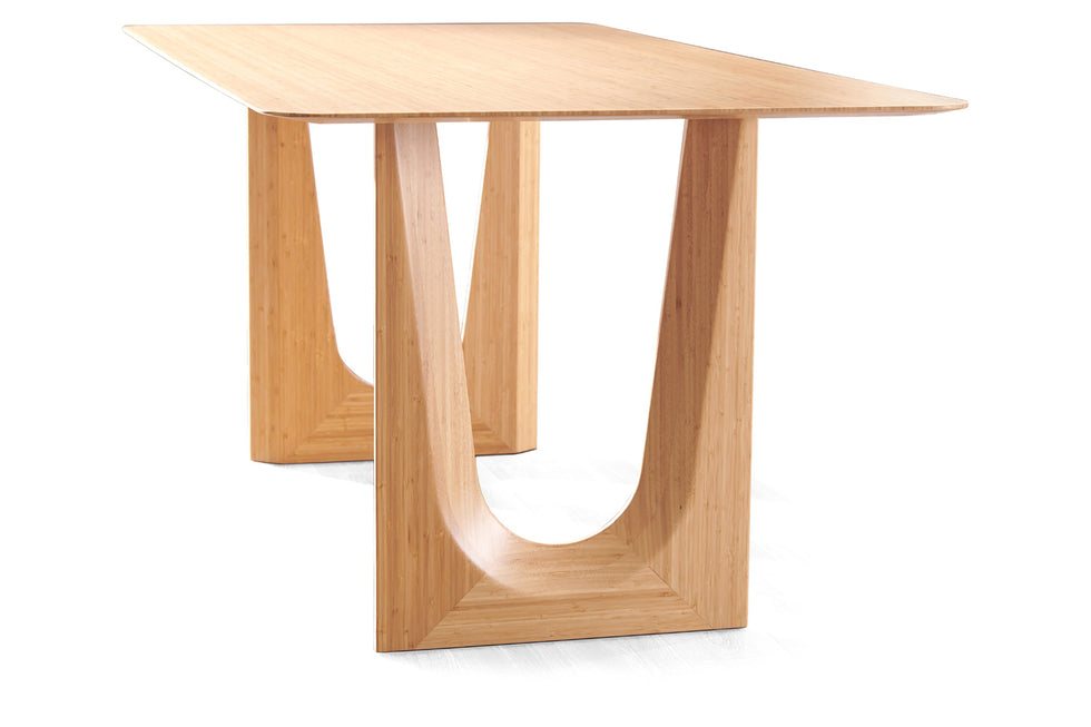 Greenington - Hanna Dining Table in Wheat, Solid Moso Bamboo