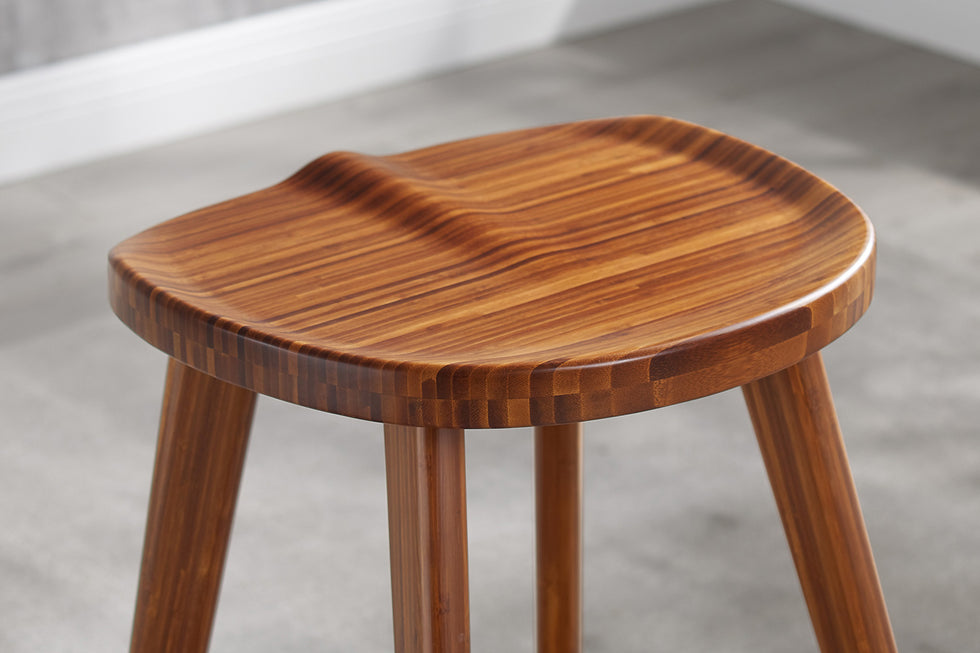 Greenington - Max Stool In Counter Height Set of 2 in Amber, Bamboo
