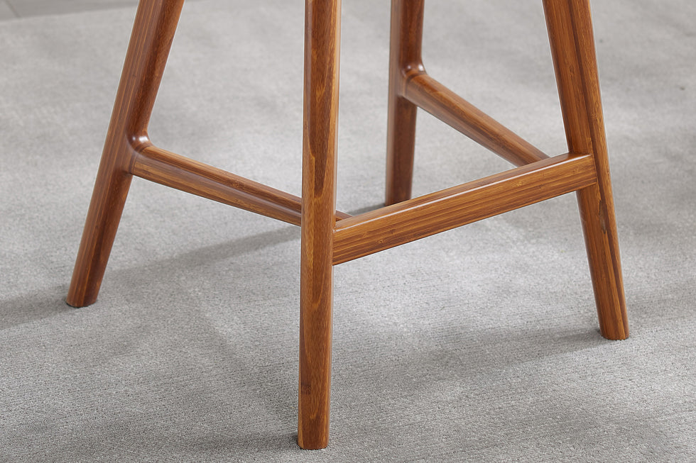 Greenington - Max Stool In Counter Height Set of 2 in Amber, Bamboo