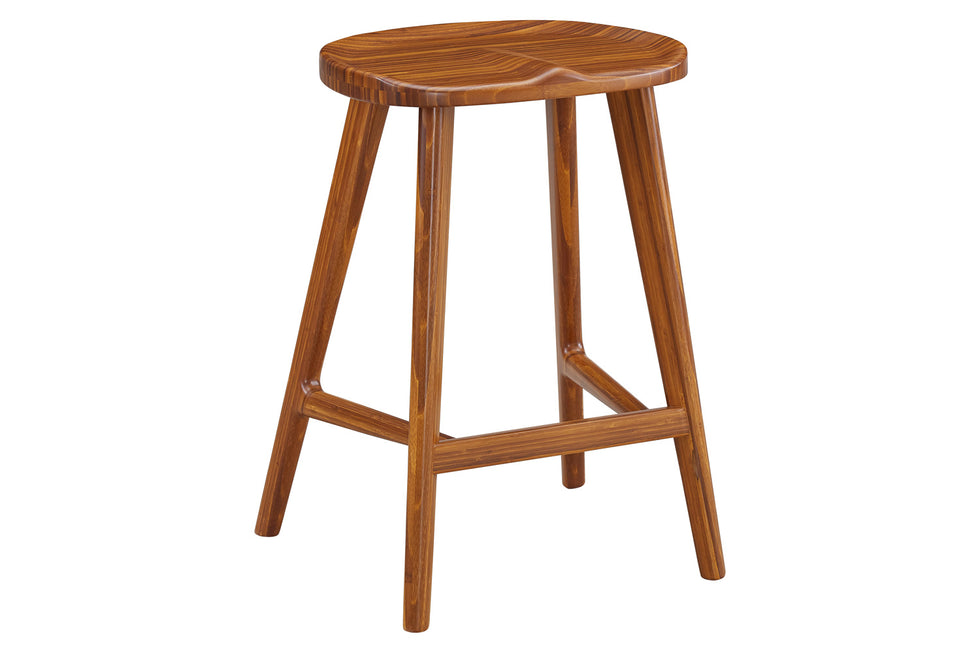 Greenington - Max Stool In Counter Height Set of 2 in Amber, Bamboo