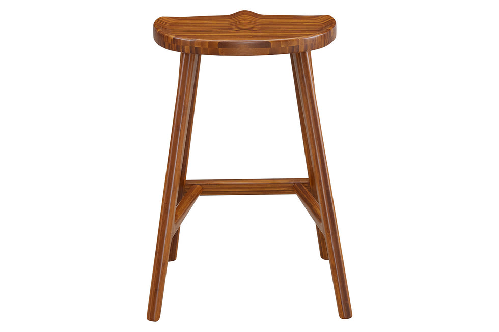 Greenington - Max Stool In Counter Height Set of 2 in Amber, Bamboo