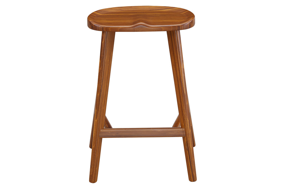Greenington - Max Stool In Counter Height Set of 2 in Amber, Bamboo