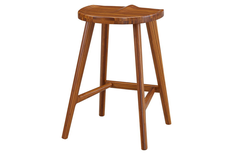 Greenington - Max Stool In Counter Height Set of 2 in Amber, Bamboo