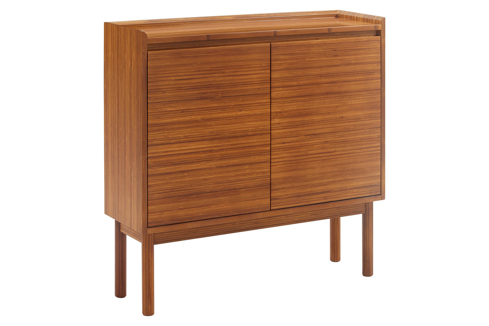 Greenington - Mira Console in Amber, Solid Moso Bamboo
