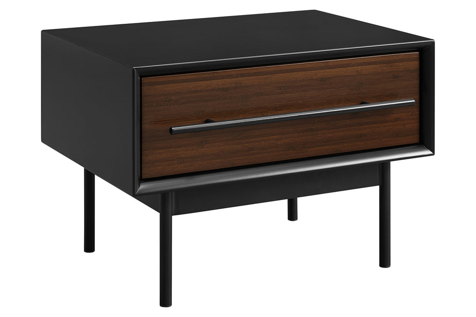 Greenington - Park Avenue 1 Drawer Nightstand in Ruby, Solid Moso Bamboo