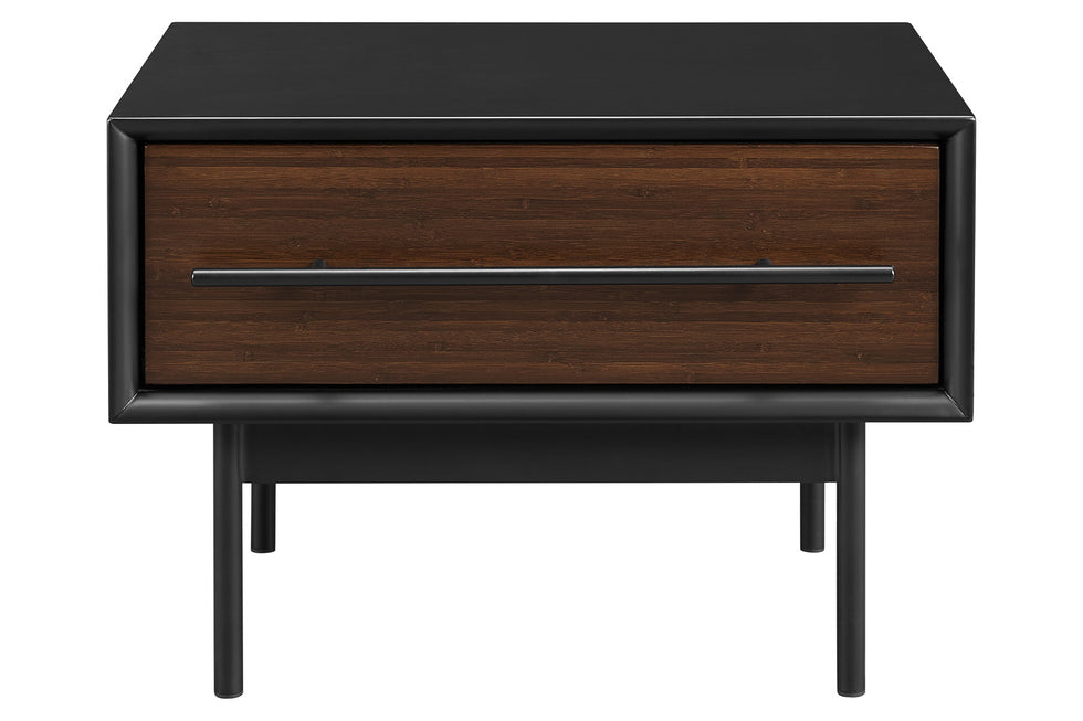 Greenington - Park Avenue 1 Drawer Nightstand in Ruby, Solid Moso Bamboo
