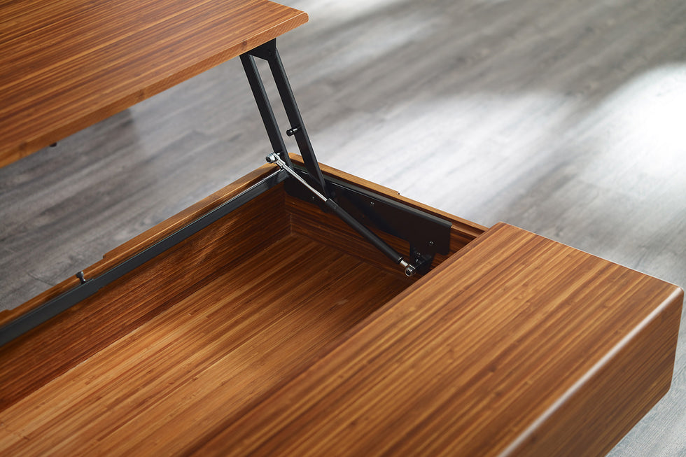 Greenington - Rhody Lift Top Coffee Table in Amber, Bamboo