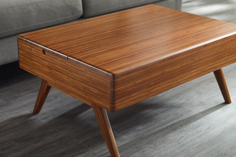 Greenington - Rhody Lift Top Coffee Table in Amber, Bamboo