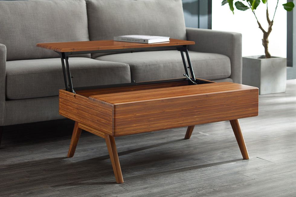 Greenington - Rhody Lift Top Coffee Table in Amber, Bamboo
