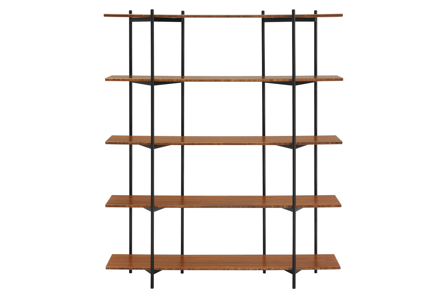 Greenington - Studio Plus Metal Shelf in Amber, Solid Moso Bamboo/Metal
