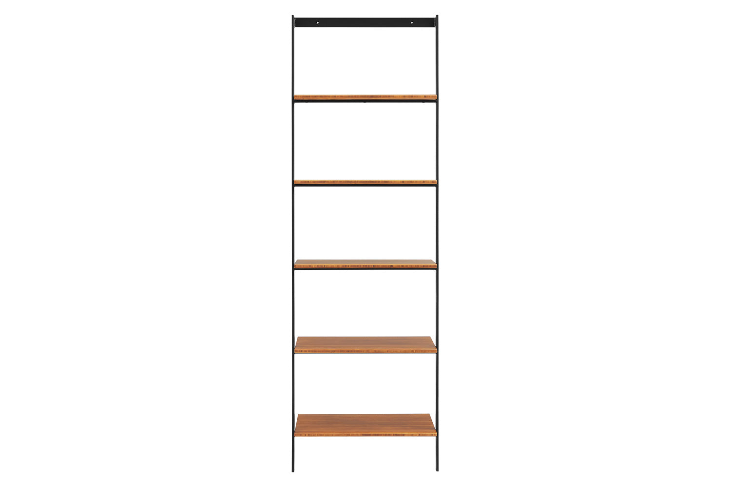 Greenington - Studio Plus Leaning Shelf in Amber, Solid Moso Bamboo/Metal