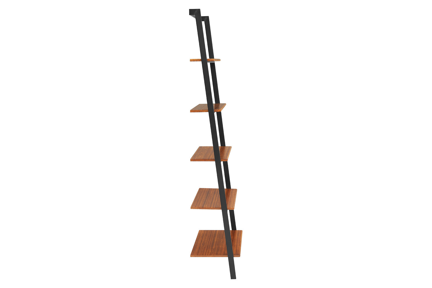 Greenington - Studio Plus Leaning Shelf in Amber, Solid Moso Bamboo/Metal