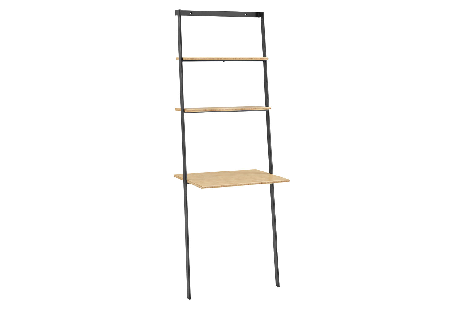 Greenington - Santa Cruz Leaning Desk in Wheat, Solid Moso Bamboo/Metal