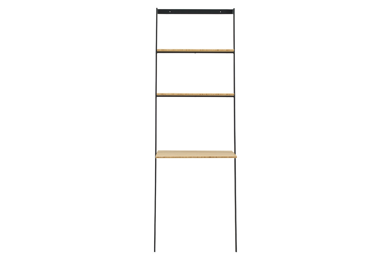 Greenington - Santa Cruz Leaning Desk in Wheat, Solid Moso Bamboo/Metal
