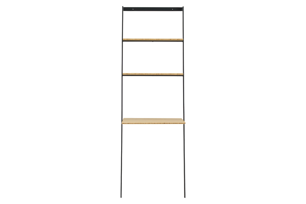 Greenington - Santa Cruz Leaning Desk in Wheat, Solid Moso Bamboo/Metal