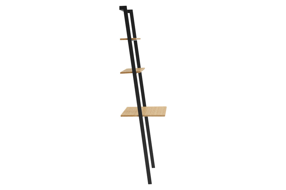 Greenington - Santa Cruz Leaning Desk in Wheat, Solid Moso Bamboo/Metal