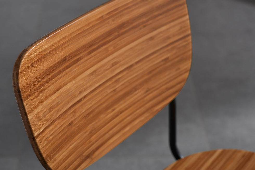 Greenington - Soho Chair Set of 2 in Amber, Moso Bamboo