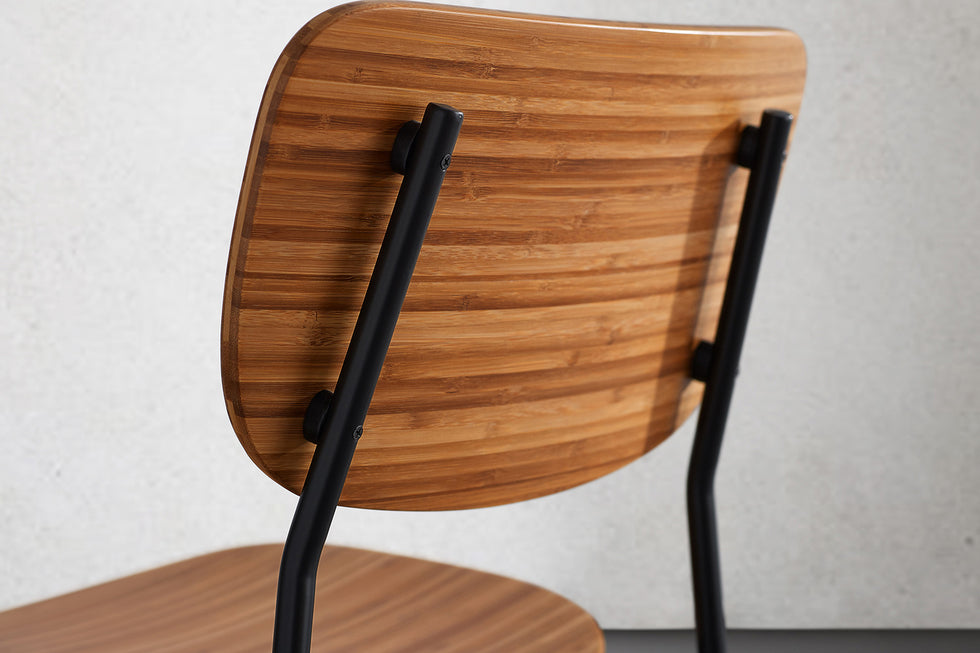 Greenington - Soho Chair Set of 2 in Amber, Moso Bamboo