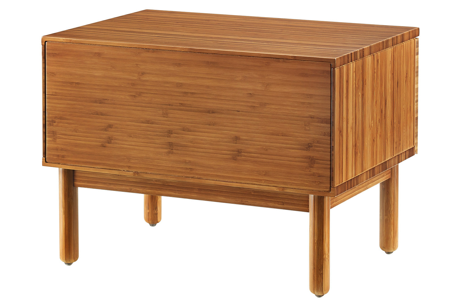 Greenington - Ventura 1 Drawer Nightstand in Amber, Solid Moso Bamboo