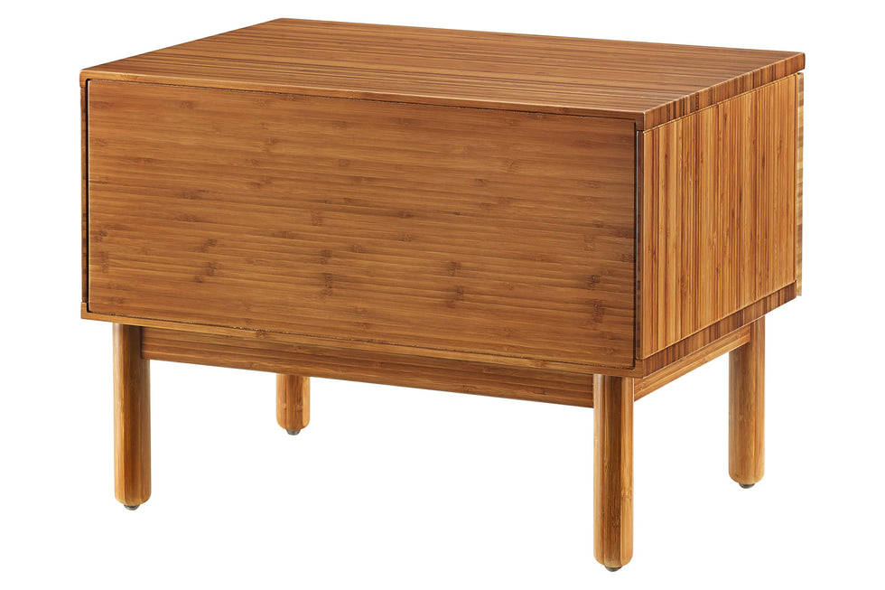 Greenington - Ventura 1 Drawer Nightstand in Amber, Solid Moso Bamboo