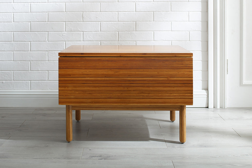 Greenington - Ventura 1 Drawer Nightstand in Amber, Solid Moso Bamboo