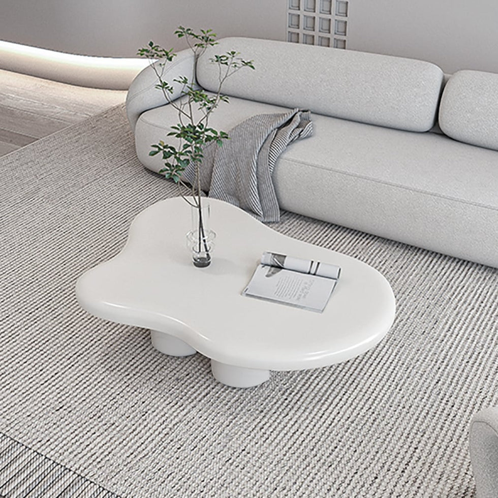 HMR - 39" Irregular Cloud-Shaped Abstract Coffee Table