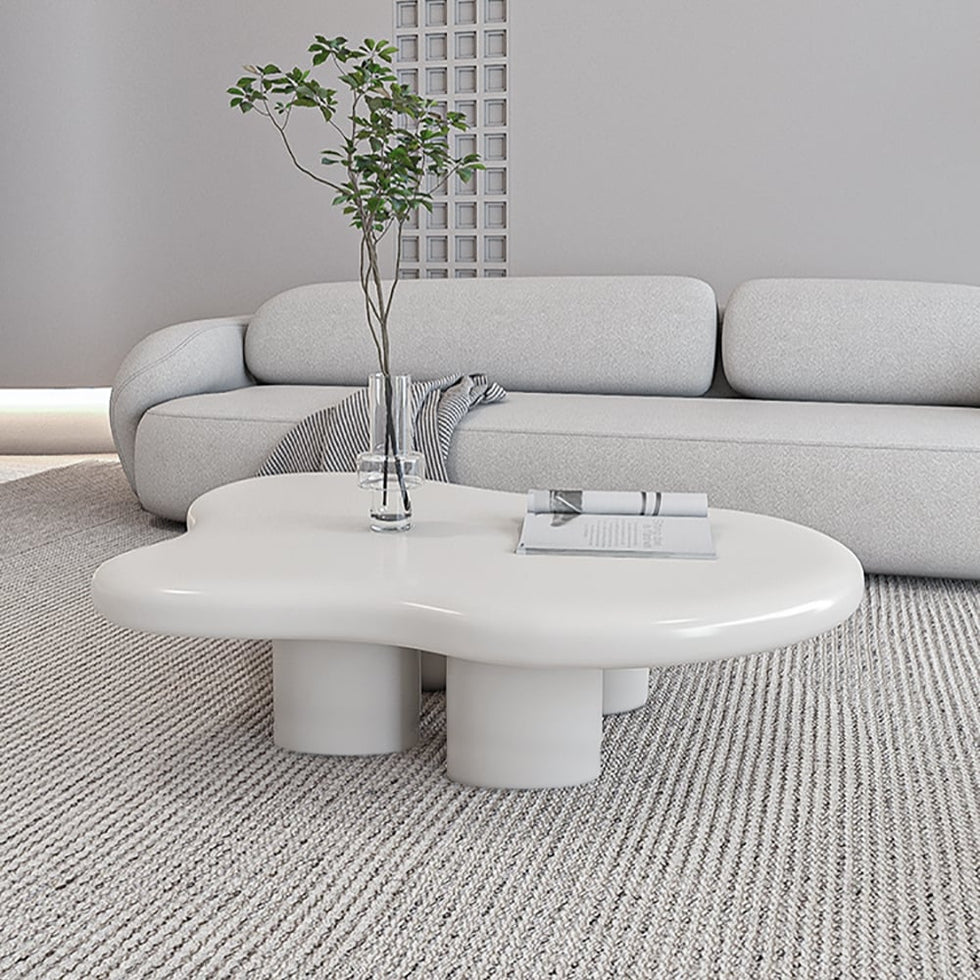 HMR - 39" Irregular Cloud-Shaped Abstract Coffee Table