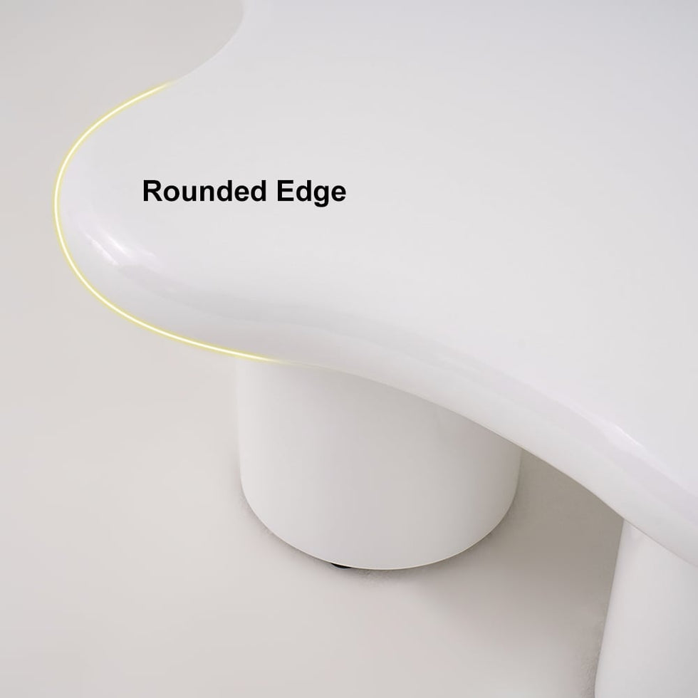 HMR - 39" Irregular Cloud-Shaped Abstract Coffee Table
