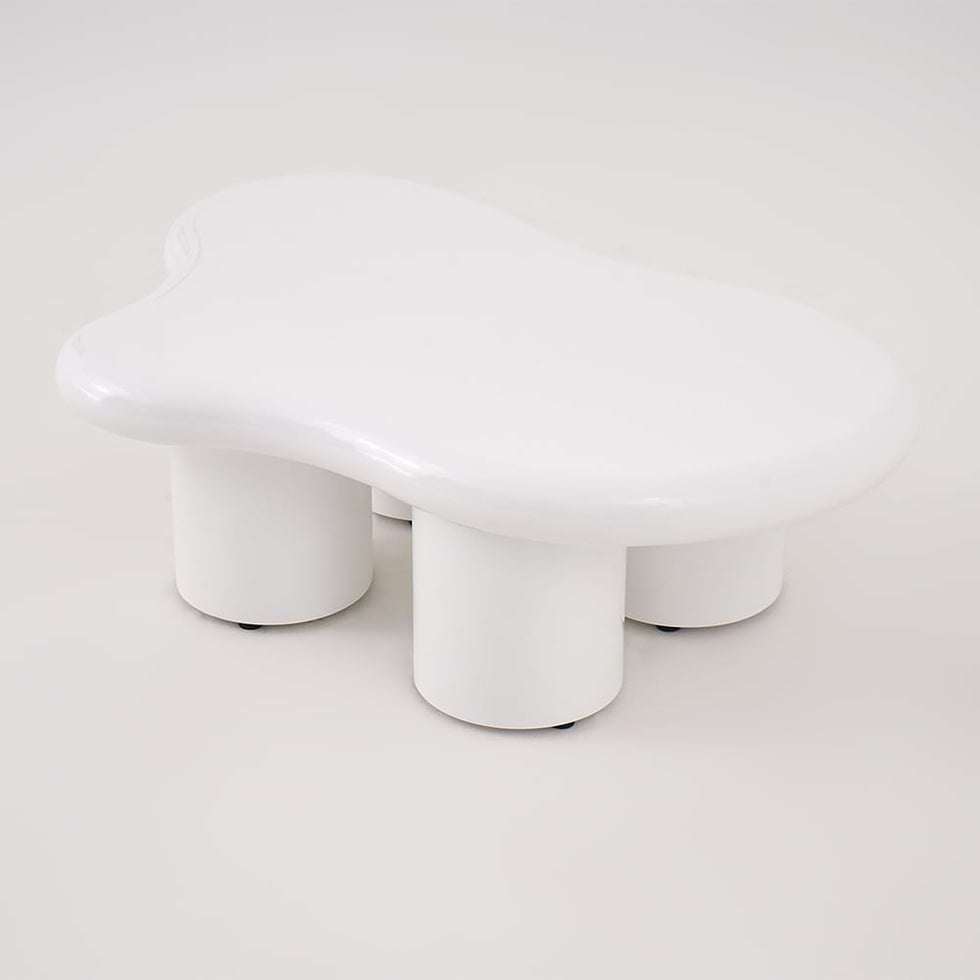 HMR - 39" Irregular Cloud-Shaped Abstract Coffee Table