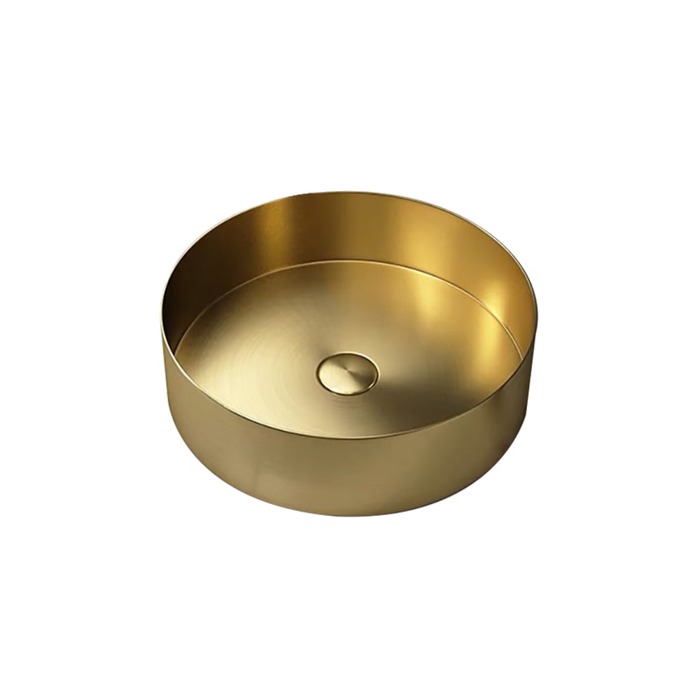 HMR - Contemporary Round Stainless Steel Vessel Sink Luxury Wash Sink