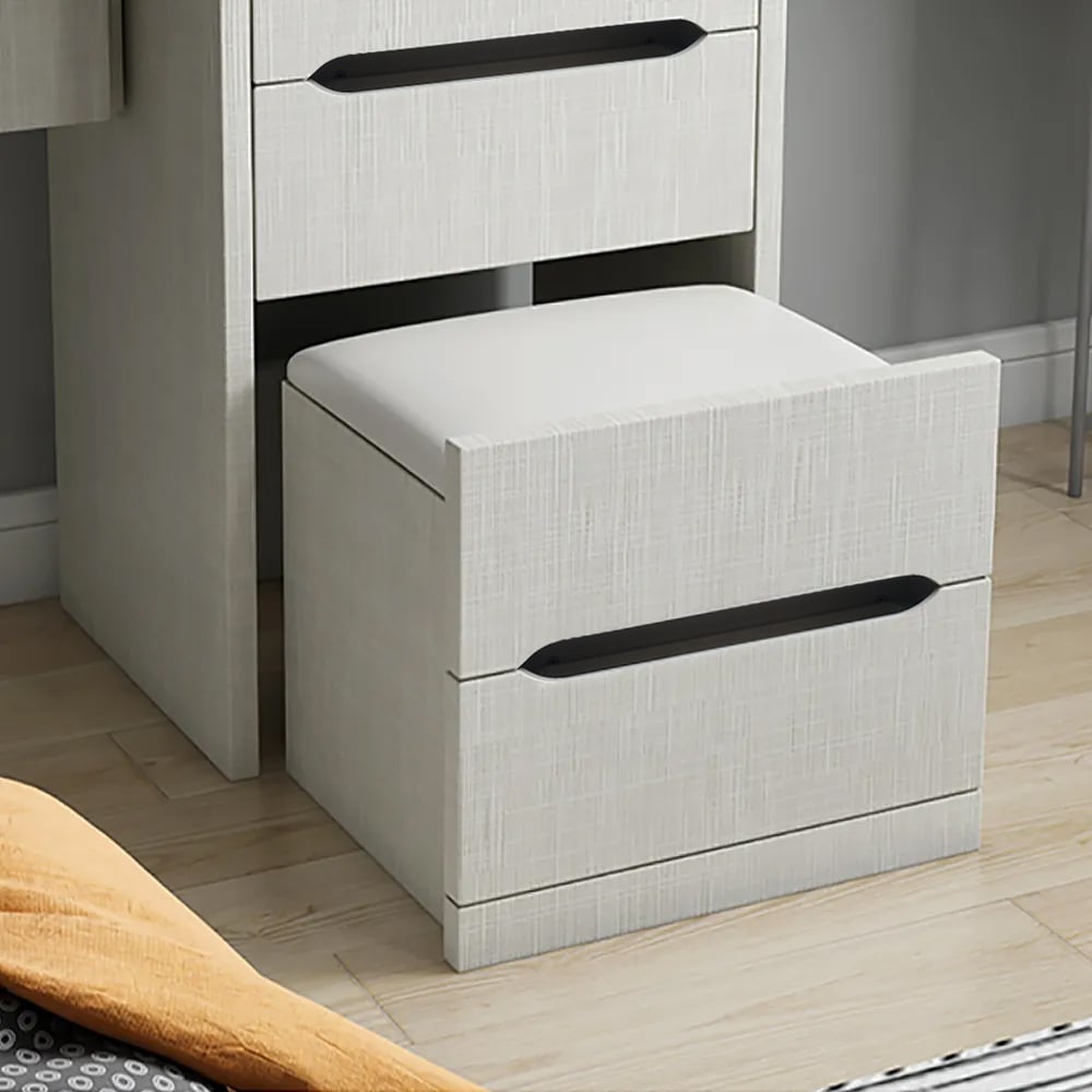 HMR - Nordic Flip Top Makeup Vanity Mini with Stool & Mirror