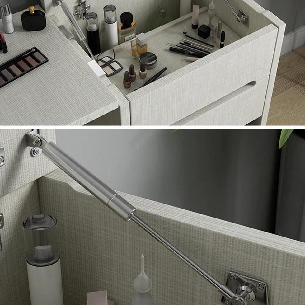 HMR - Nordic Flip Top Makeup Vanity Mini with Stool & Mirror