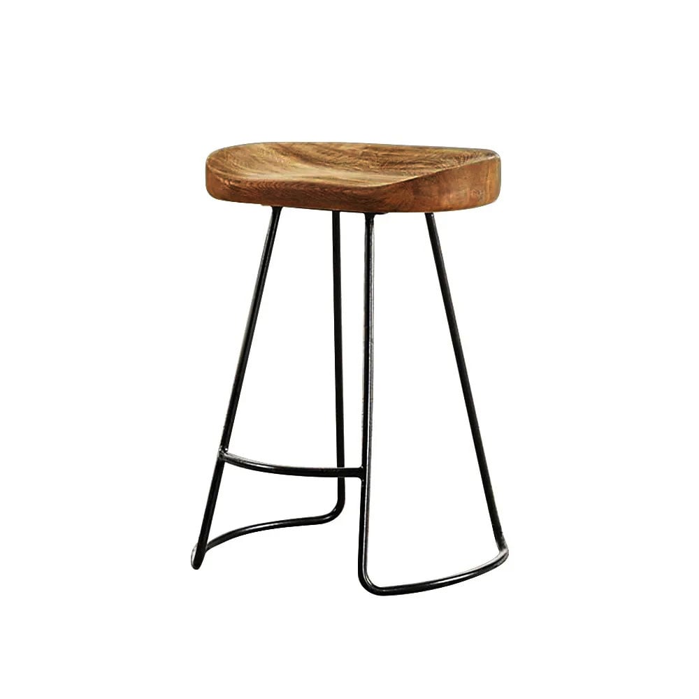 HMR - Industrial Bar Table with 6 Bar Stools Seats 4-6 People (Bar Set)