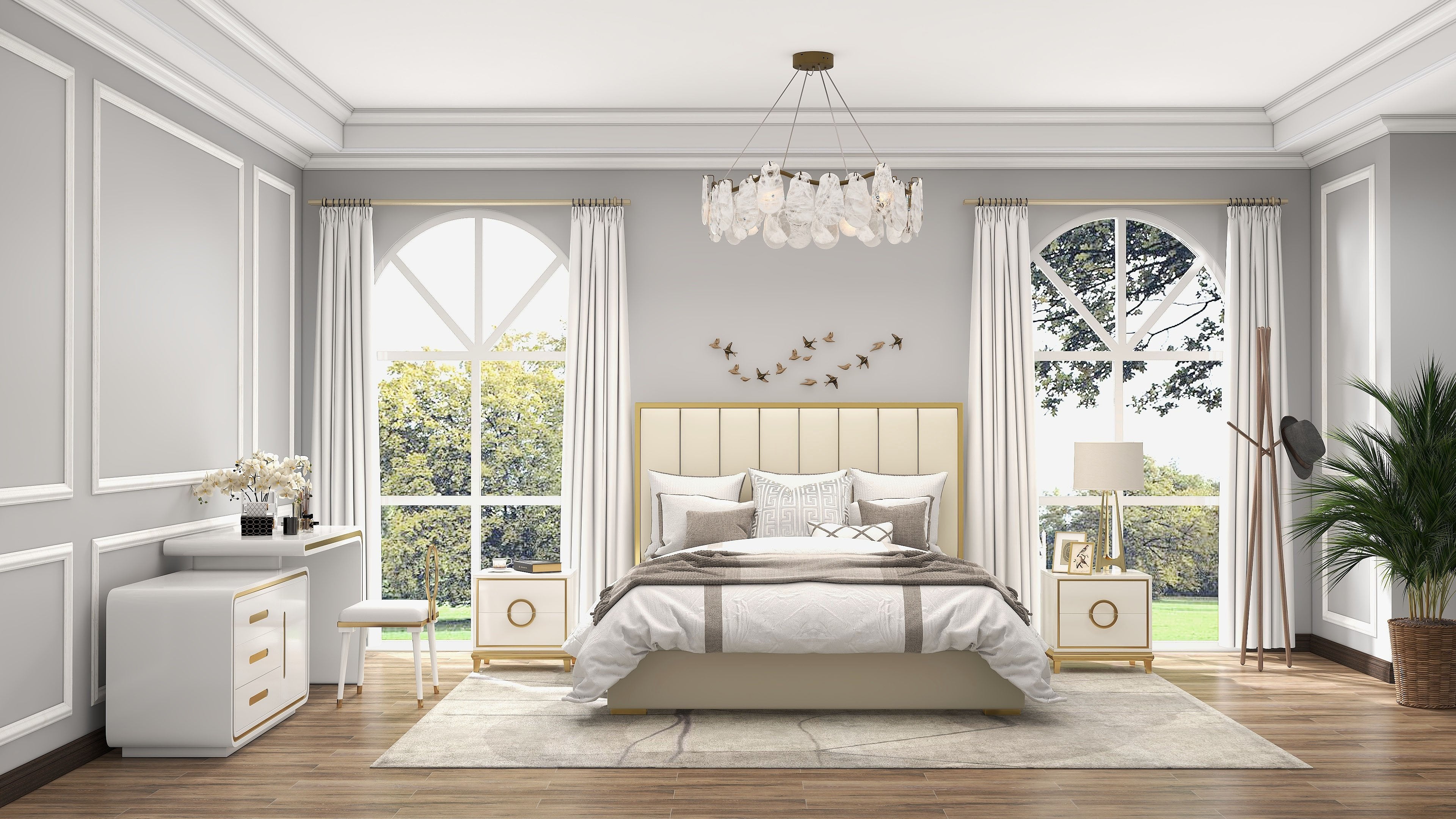 HMR - Cloude Modern Tiered Cloud Glass Chandelier with Adjustable Cables