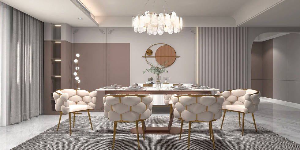 HMR - Cloude Modern Tiered Cloud Glass Chandelier with Adjustable Cables