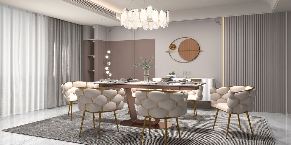 HMR - Cloude Modern Tiered Cloud Glass Chandelier with Adjustable Cables