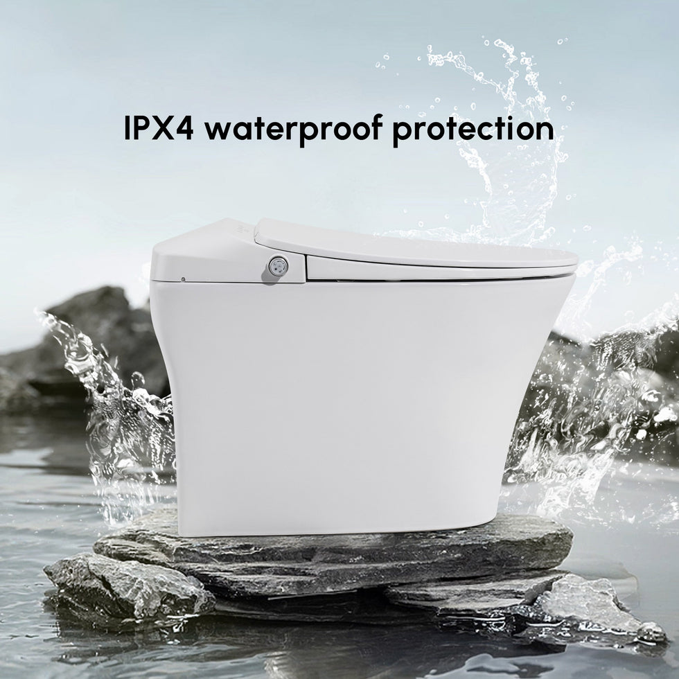 HMR - Automatic Smart Bidet Toilet with Self-Cleaning Function 1.28 GPF