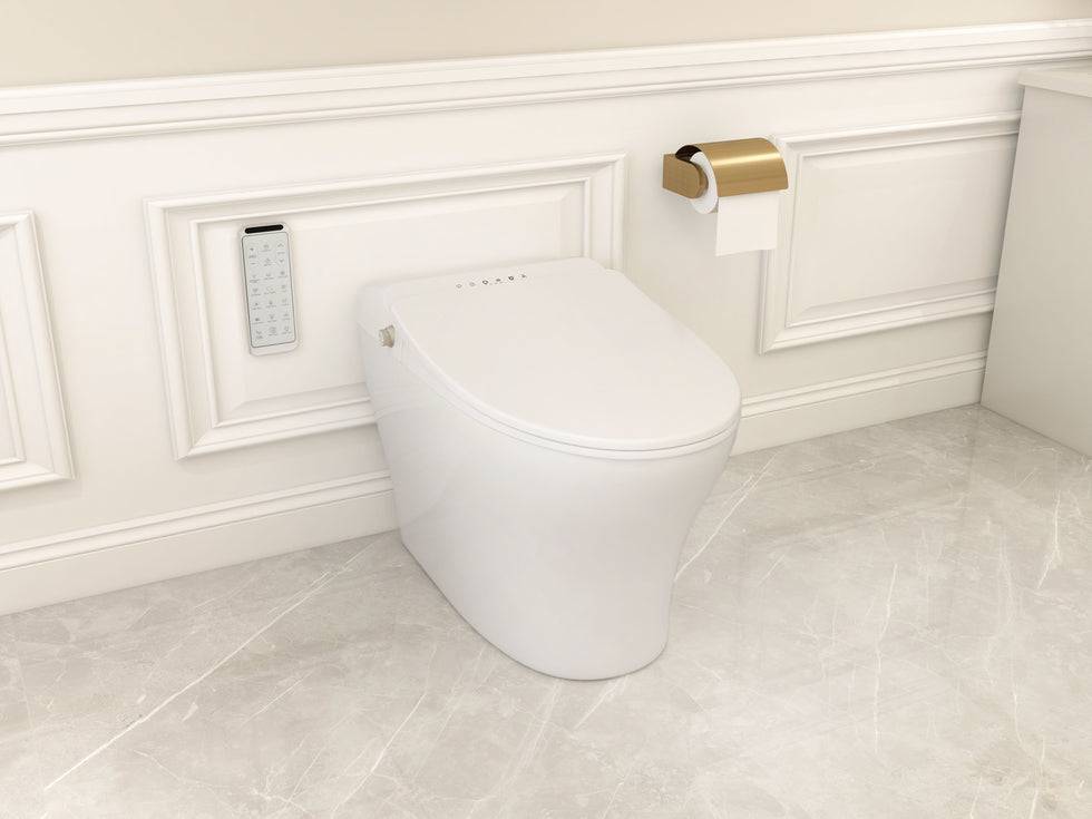 HMR - Automatic Smart Bidet Toilet with Self-Cleaning Function 1.28 GPF