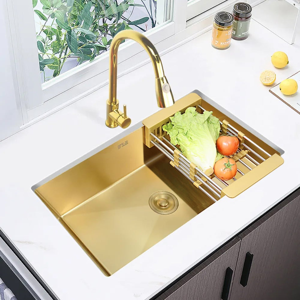 HMR - 30 Stainless Steel Kitchen Sink Rectangular Single Bowl