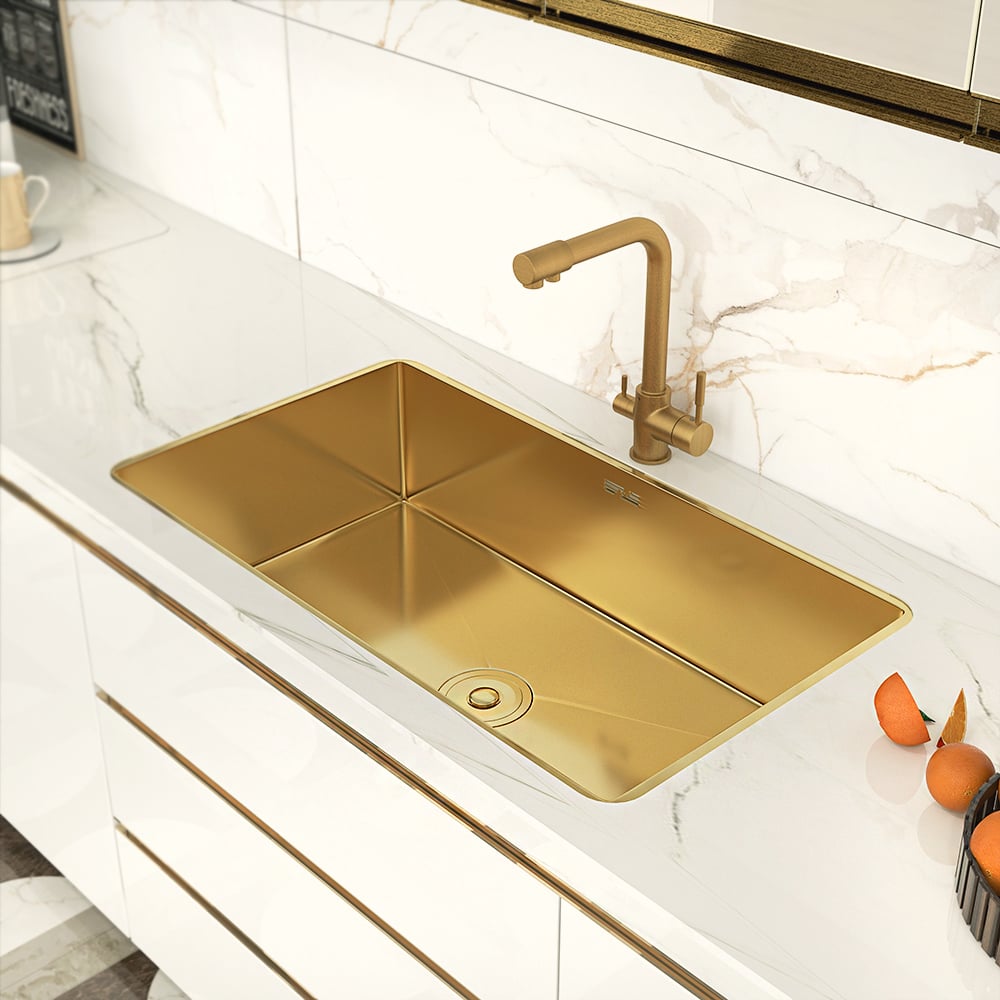 HMR - 30 Stainless Steel Kitchen Sink Rectangular Single Bowl