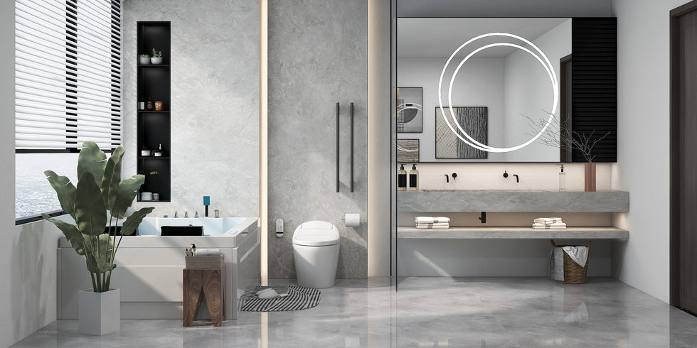 HMR - Modern Tissue Holder in Stainless Steel for Bathroom