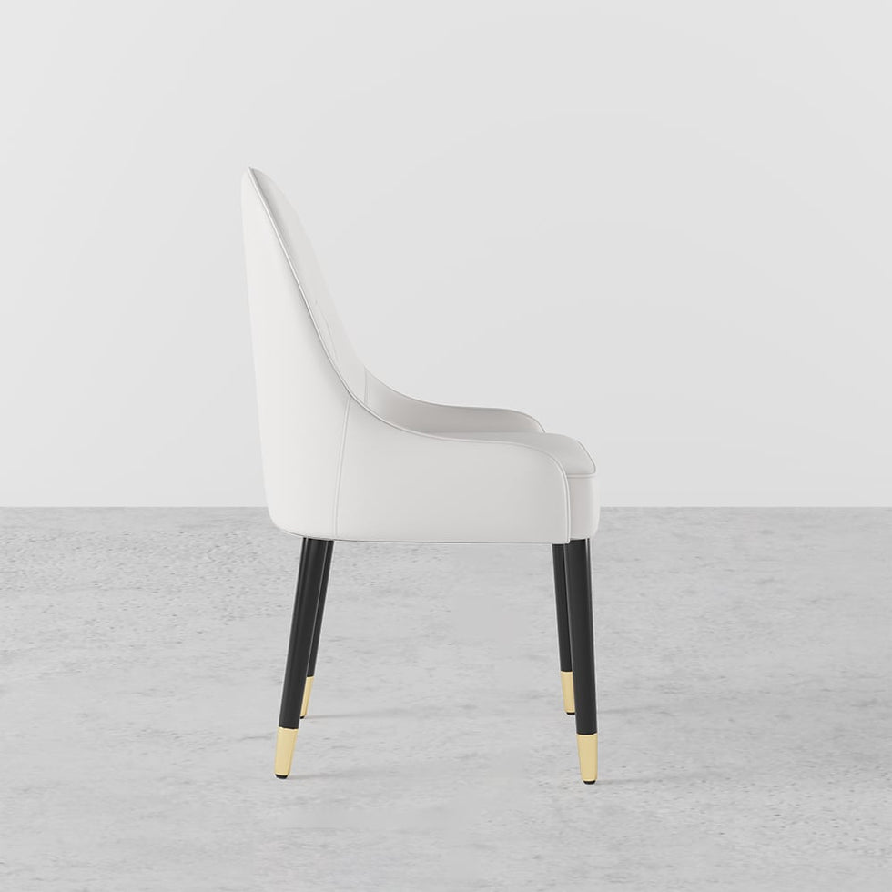 HMR - Darg Series Modern PU Leather Upholstery Dining Chairs