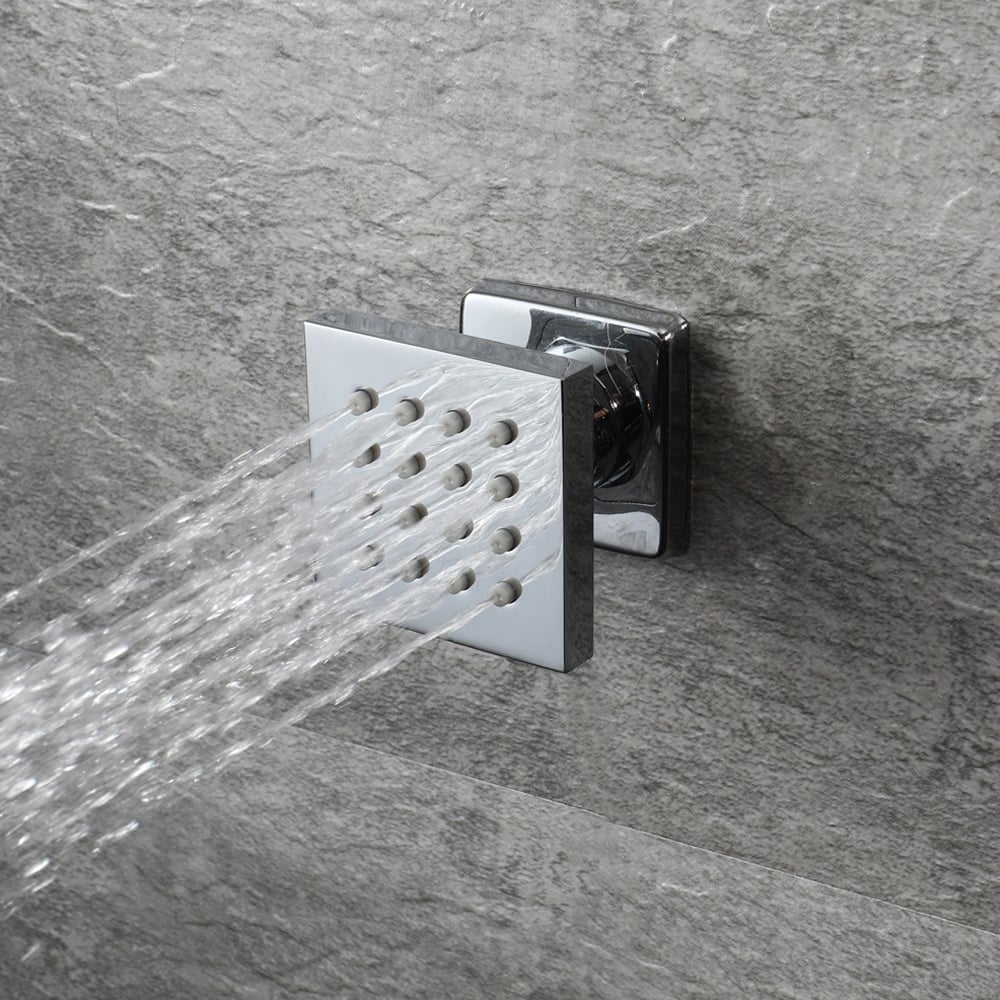 HMR - Wall-Mounted 23" Thermostatic Shower System 4 Functions