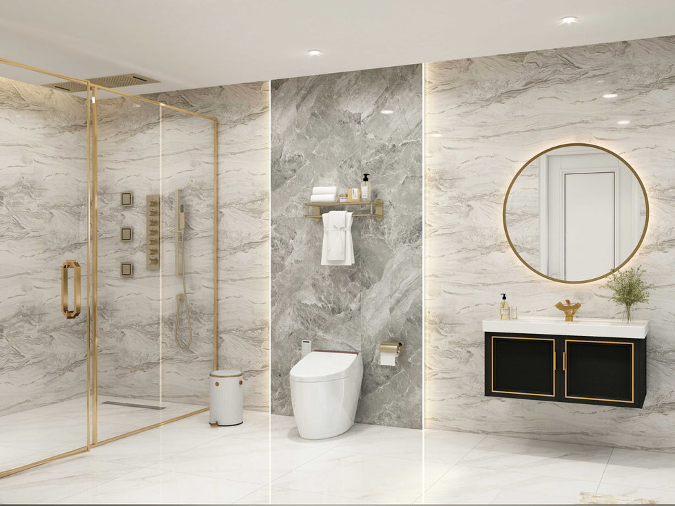 HMR - Automatic Smart Bidet Toilet with Deodorizing Function 1.28 GPF