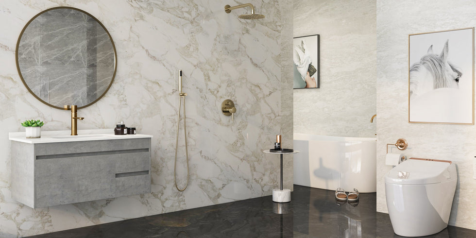HMR - Automatic Smart Bidet Toilet with Deodorizing Function 1.28 GPF