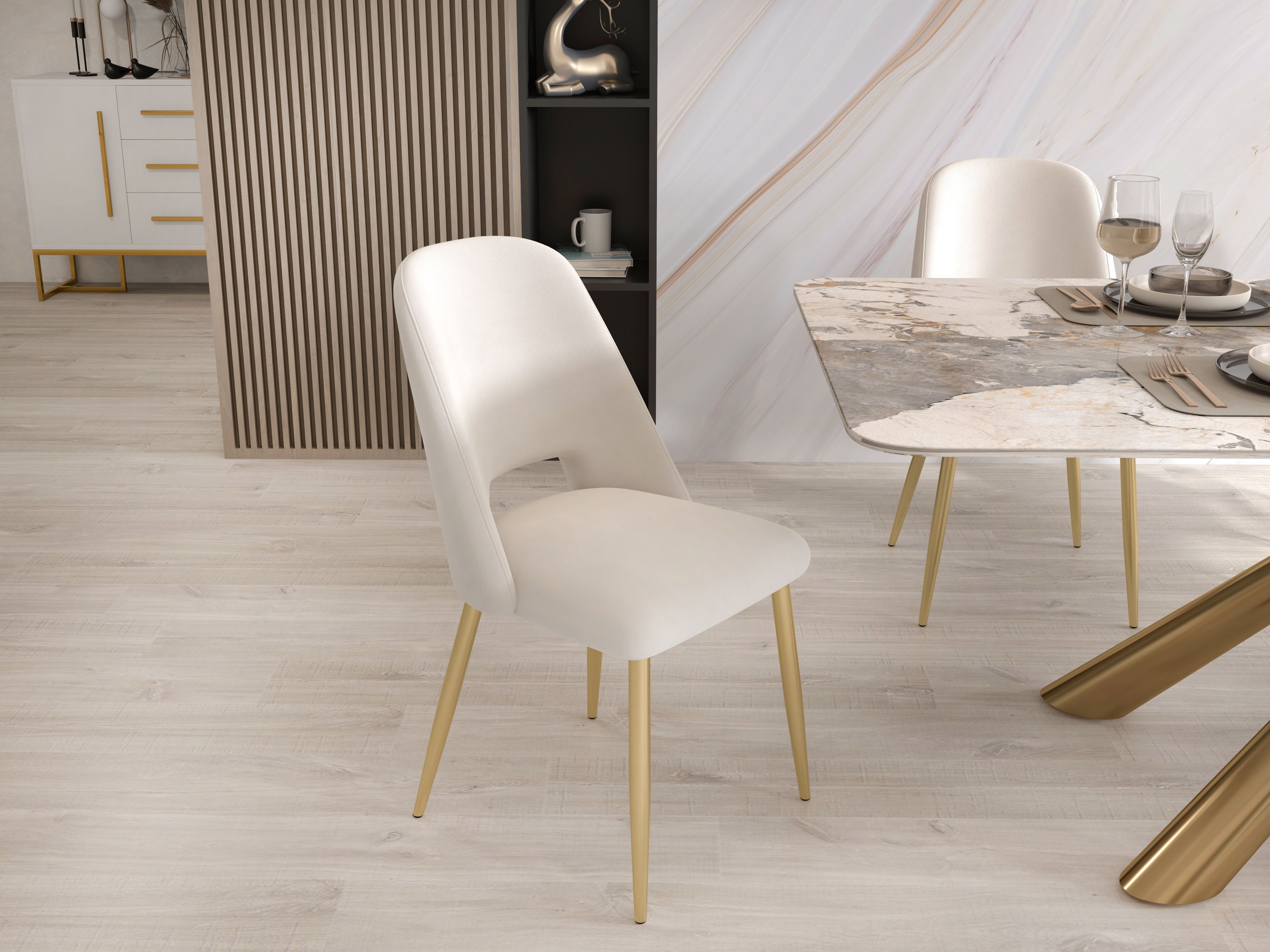 HMR - Modern Rectangle Sintered Stone Dining Table