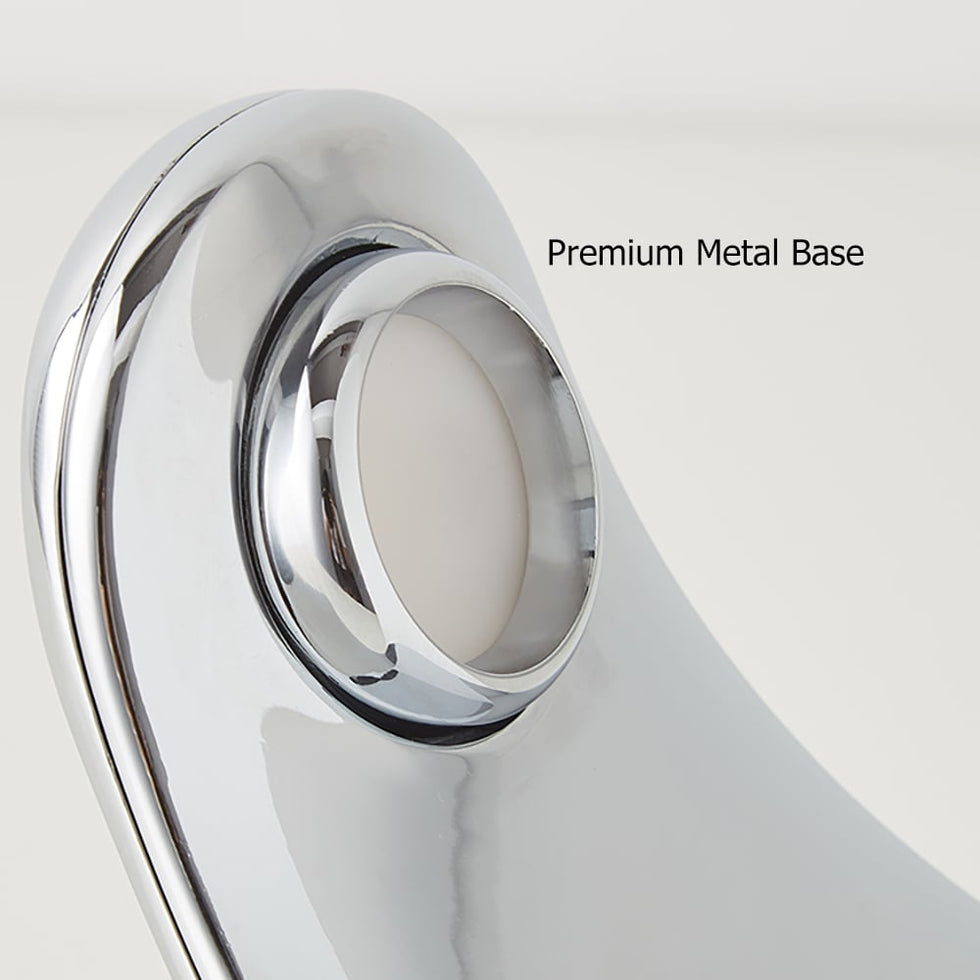 HMR - White Half-Moon Warm Light Table Lamp with Adjustable Brightness Metal Desk Lamp
