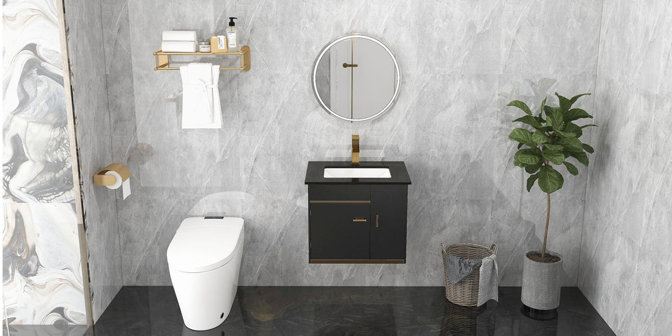 HMR - Smart Bidet Toilet with Foot Sensor Flushing 1.32 GPF